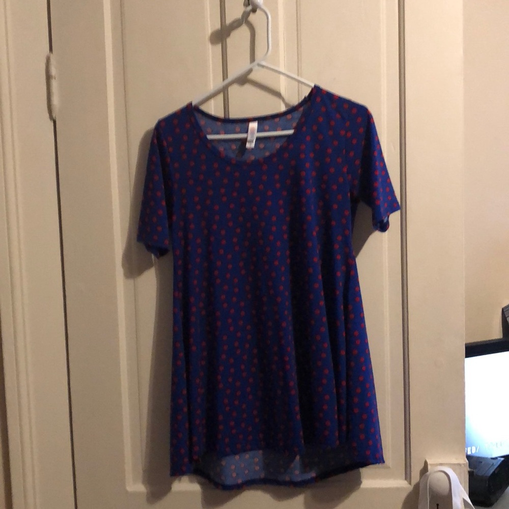 Lularoe perfect tee size xsmall polka dots